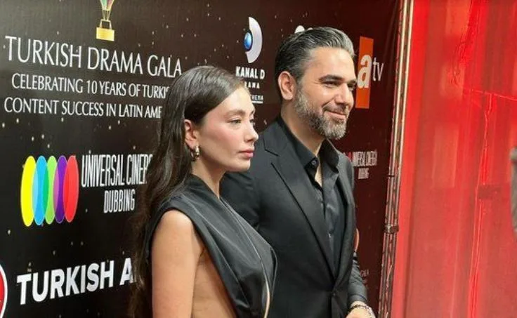 Neslihan Atagül und Kadir Doğulu waren Ehrengäste der Gala zur Feier türkischer Fernsehserien in Amerika