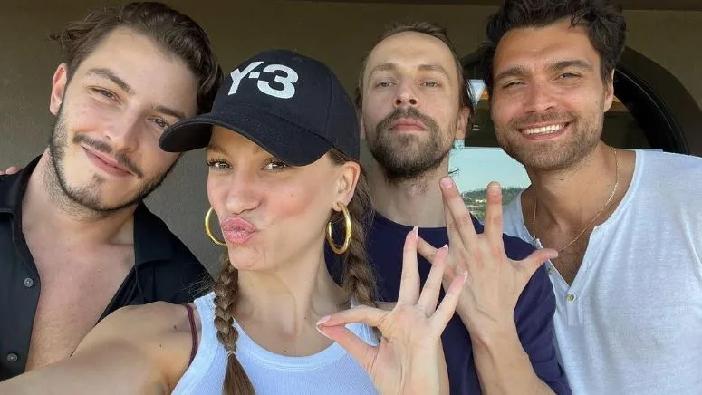 Serenay Sarıkaya sendete allen ihren Partnern die Energie, sich wieder in Projekten zu treffen!